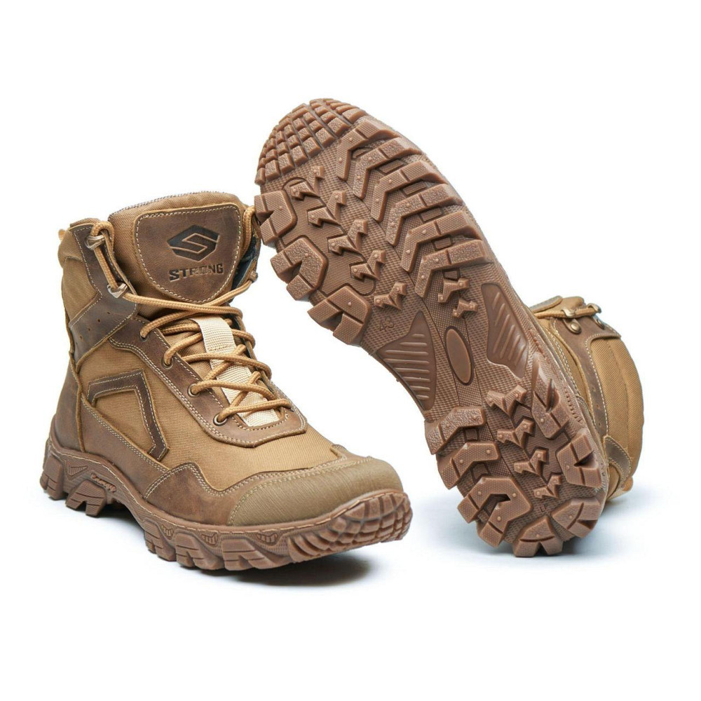 Черевики тактичні шкіряні з кордурою. Прошиті, міцні. ЗСУ 44 (29) Харків - фото 9