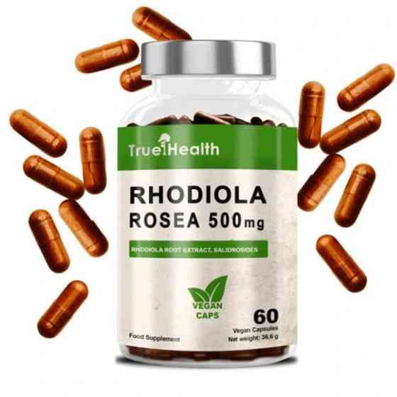 Родіола рожева True Health Rhodiola Rosea 500 мг 60 капсул Луцьк