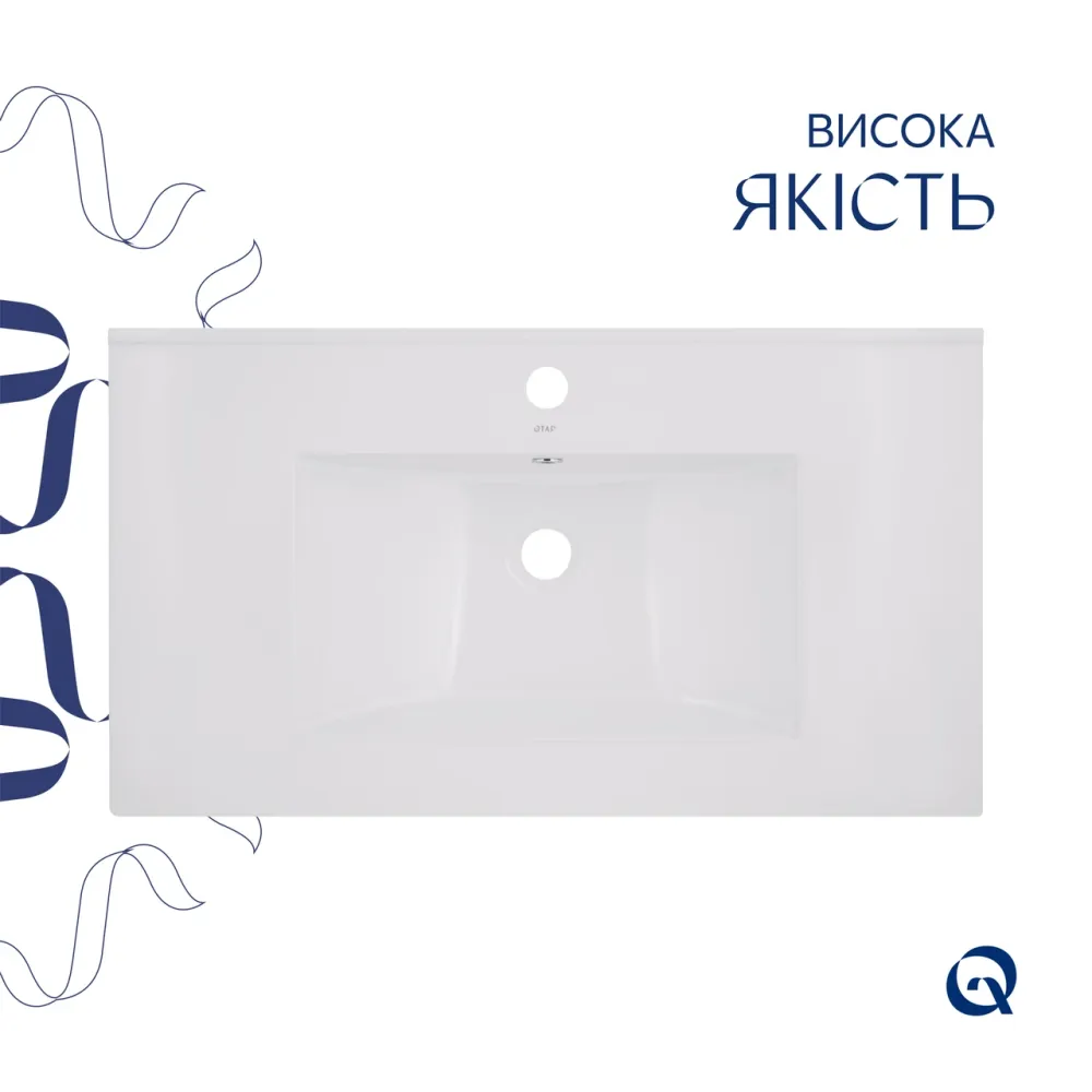 Раковина Qtap Albatross 820х460х180 White QT01113080CW1 Київ - фото 9