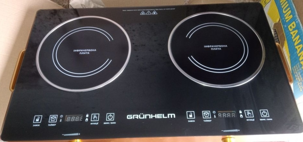 Плита инфракрасная электрическая настольная : GRUNHELM GIR - 202. Киев - изображение 1