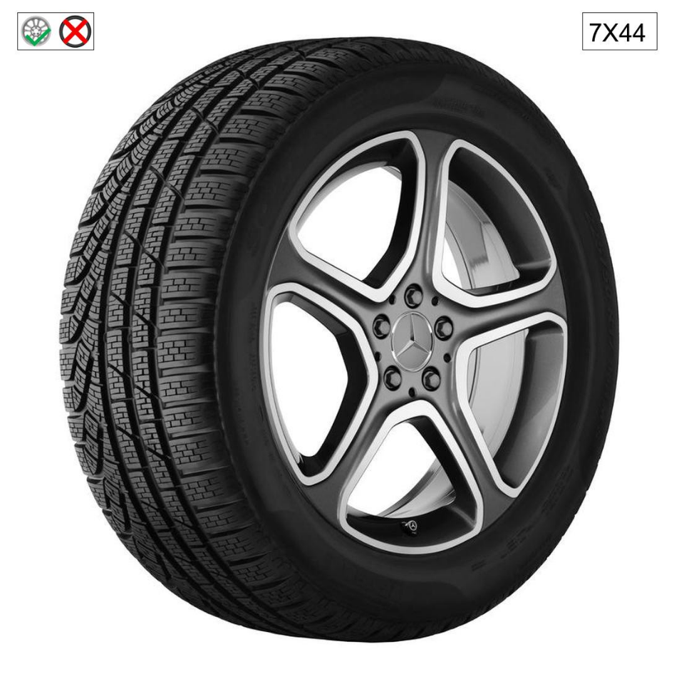 Mercedes-Benz  A2464011902 7X44 Комплект дисків 4 шт із датчиками тиску A0009050030 CLA Shooting Brake X117 CLA C117 Одеса - фото 2