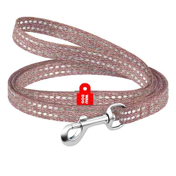 Повідець для котів та дрібних порід собак з відновленої бавовни WAUDOG Re-cotton світловідбиваю Коломия