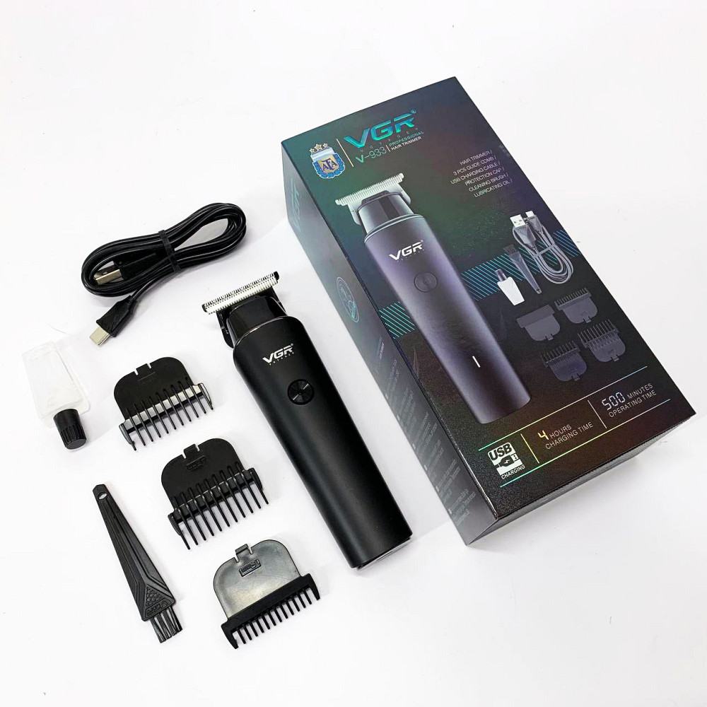 Універсальні машинки для стрижки волосся VGR V-933, Водонепроникний тример для стрижки HR-39 Львів - фото 4