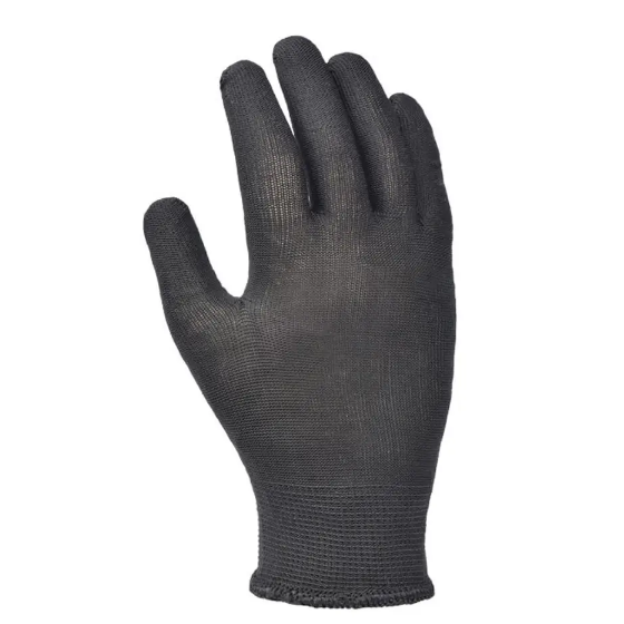 Рукавички 4410 трикотаж з мікрокрапкою ПВХ р.10(XL) клас 13 чорний ДКГ Житомир