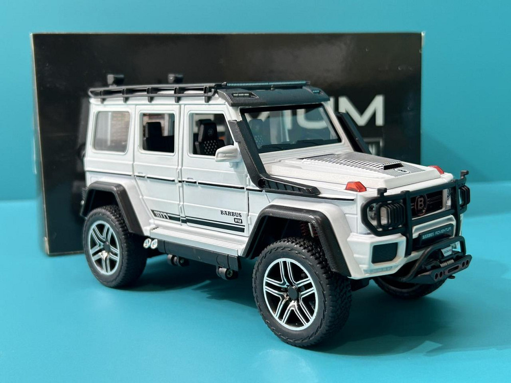 Машина Автосвіт gelendvagen g-class інерційна відчиняються двері капот багажник 22см Біла (AP-2023) Чернигов - изображение 1