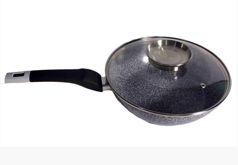 Сковорода глубокая UNIQUE UN-5172 28см с крышкой Одесса - изображение 4