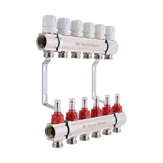 Колектор із витратомірами Thermo Alliance Standart 1" 6 виходів SD235W6 Київ