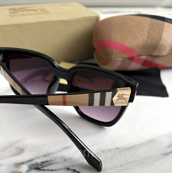 Жіночі брендові окуляри від сонця (4164) black Київ - фото 5