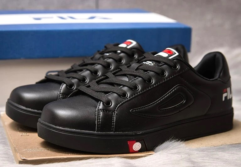 Мужские Кроссовки FILA Черные Кеды Фила Кожаные (размеры: 40,41,42,43,44) Видео Обзор Днепр - изображение 9