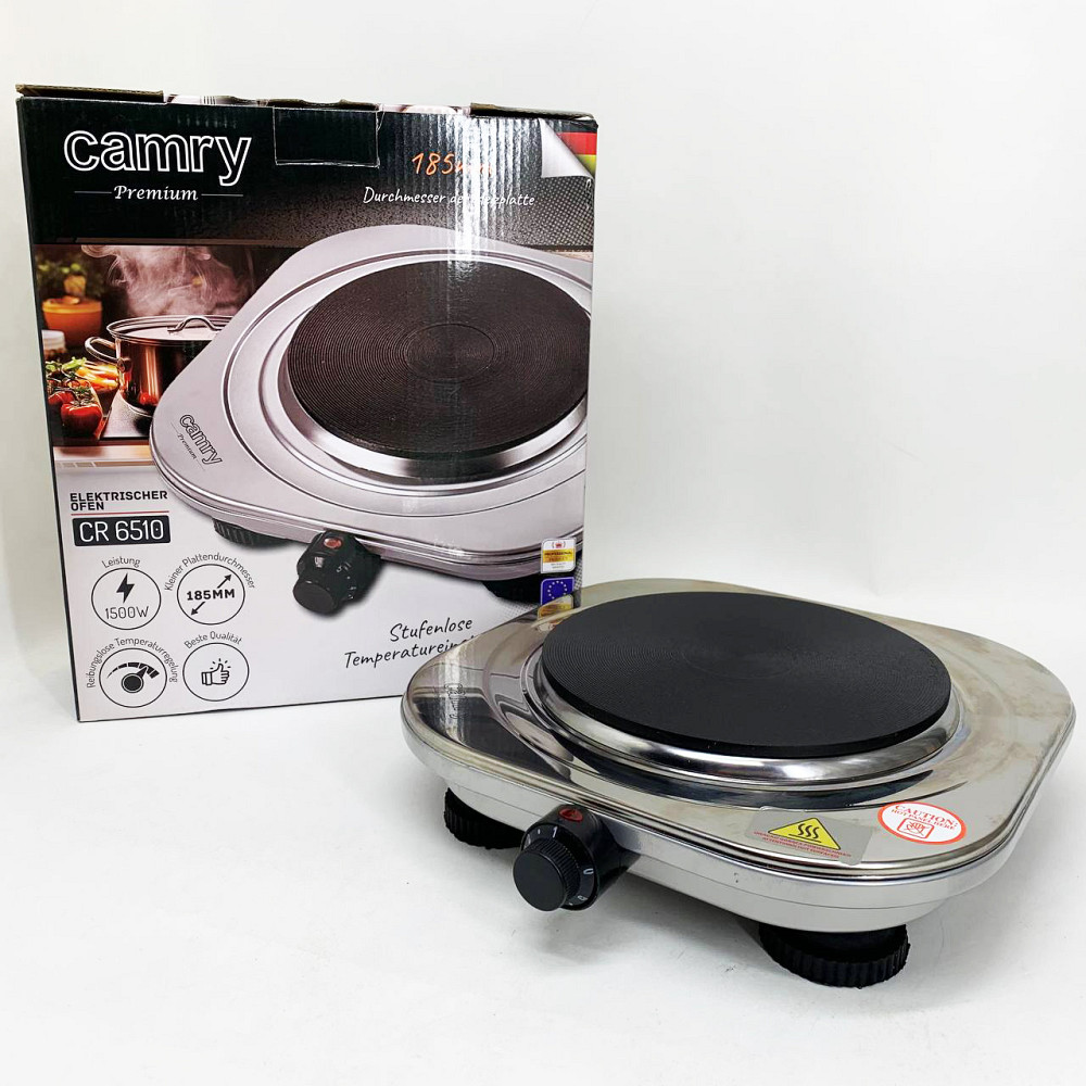 Плита електро для домашнього приготування, Переносна компактна електроплита, Плита кухонна переносна TY-85 Львів - фото 3