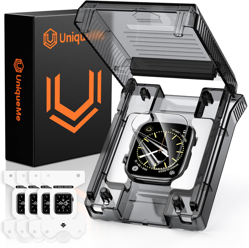 Захисна плівка UniqueMe для Apple Watch 40/41 мм HD TPU комплект 4 шт. гідрогелева плівка екрана iWatch SE/9/8/7/6/5/4 Київ - фото 2