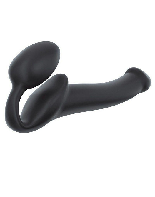 Безремневой страпон Strap-On-Me Black M, полностью регулируемый, диаметр 3,3см Sex Aura Киев - изображение 3