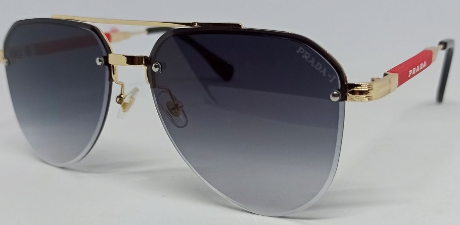 Мужские брендовые очки капли серый градиент с красными резин вставками. Киев - изображение 8