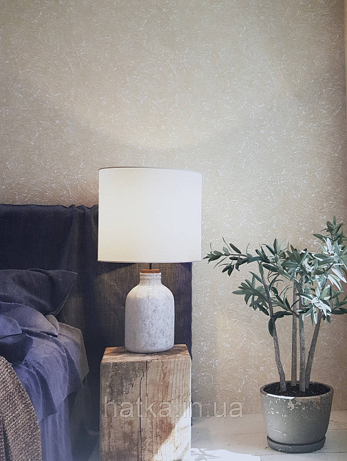 Шпалери вінілові на флізеліні Marburg Loft superior1.06х10 бежевий під шпаклівку 34104 Київ - фото 1