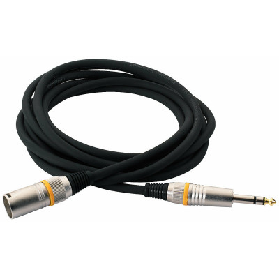 Мікрофонний кабель RockCable Microphone Cable - XLR (m) / TRS Jack 3m (RCL 30383 D6 M BA) Вінниця - фото 1