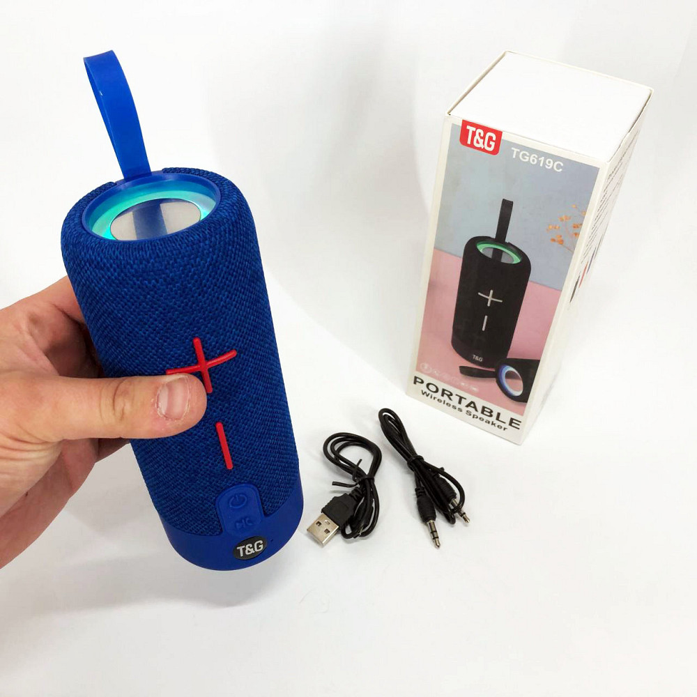 Недорогі портативні колонки TG619C, Колонка портативна з радіо блютус, Портативна bluetooth колонка LE-96 Львів - фото 4