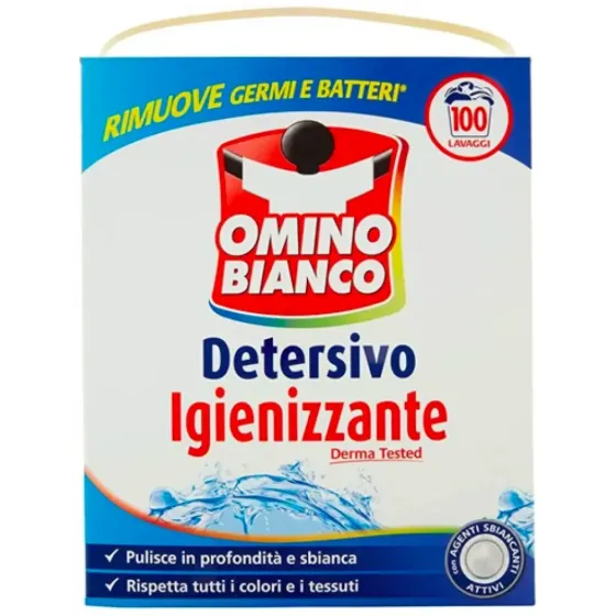 Пральний порошок OMINO BIANCO дезінфікувальний 100 прань 5500 г Львів
