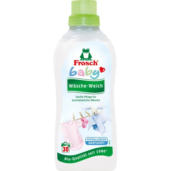 Ополаскиватель для детского белья Frosch, 30 Wl, 750 ml (Германия) Frosch Weichspüler Baby Wäsche We Львов - изображение 1