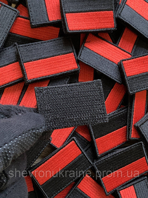 Шеврон Прапор УПА міні (Форма прямокутна. На липучці) Розмір 3x4.5см Київ - фото 7