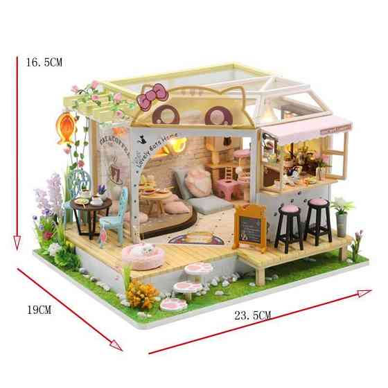 3D Румбокс DIY  "Cat Cafe"+ Пилозахисний купол  M2111Z Київ