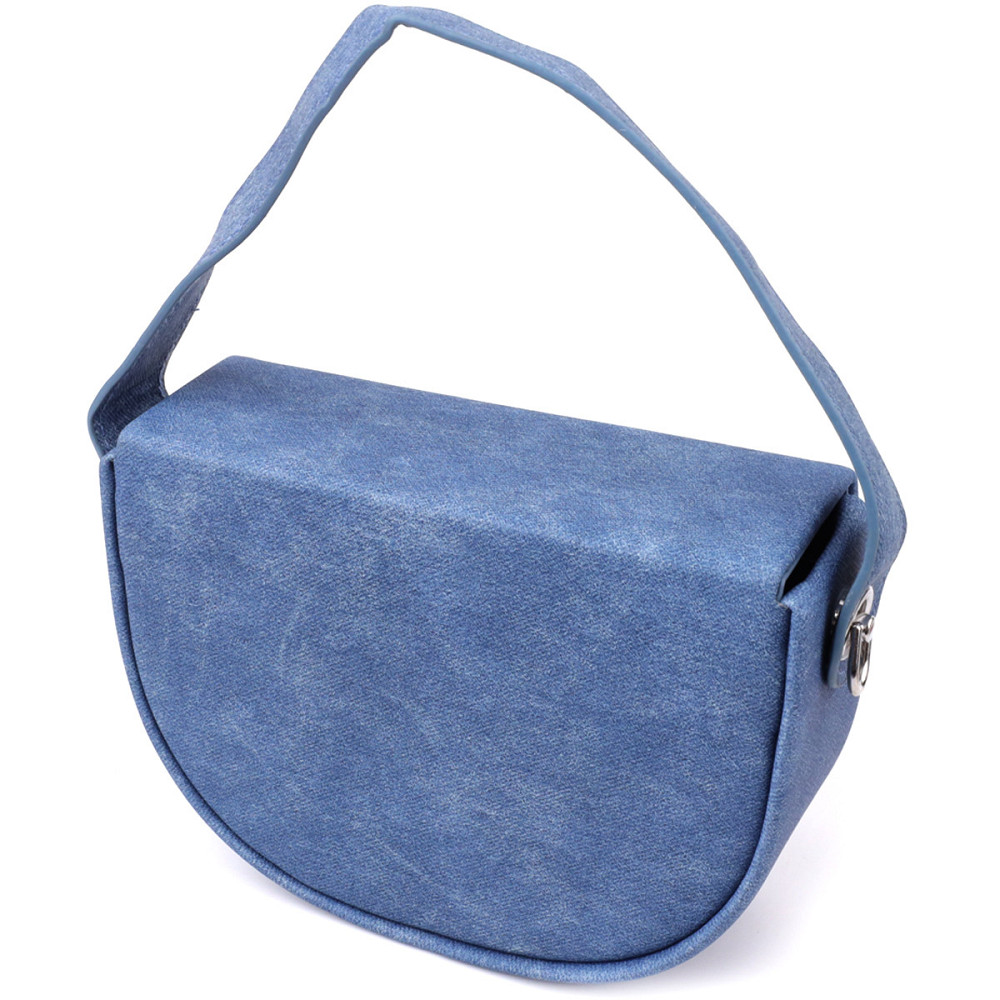 Каркасна сумка жіноча з якісного текстилю Vintage sale_15147 Синій Київ - фото 2