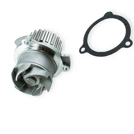 Насос 2108, 2109, 21099, 2110-2115 (8 кл) алюминиевая крыльчатка (помпа) водяной Мукачево