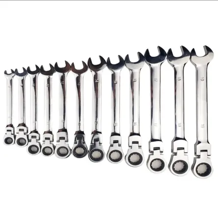 Набір ключів LEX 1578 — ріжково-накидні, 12 предметів, із тріскачкою Львів