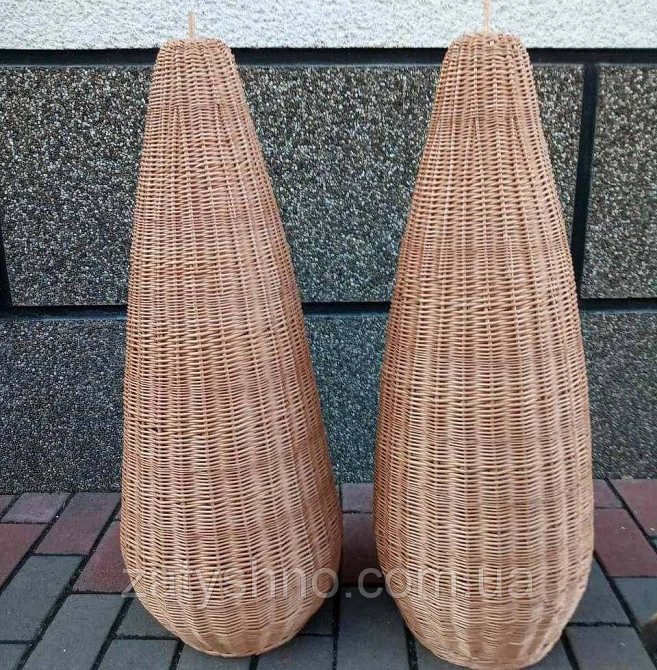 Висока люстра плетена під розмір Київ - фото 1