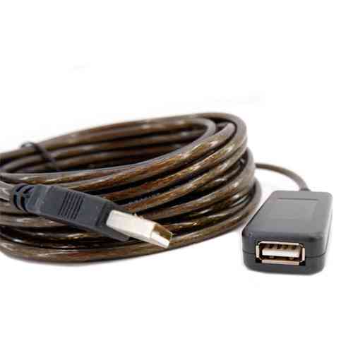 USB 2.0 подовжувач активний репітер, кабель AM-AF, довжина 10м для ПК, ноутбука та пристроїв Київ