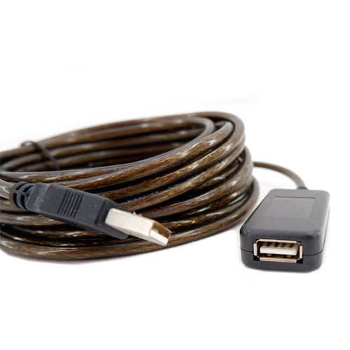 USB 2.0 подовжувач активний репітер, кабель AM-AF, довжина 10м для ПК, ноутбука та пристроїв Київ - фото 1