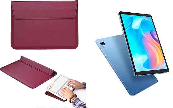 Чохол-конверт VitoCase для realme Pad Mini, з функцією підставки для планшета Бордовий Київ