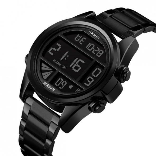 Наручные мужские часы Skmei 1448 Indigo Черный Киев - изображение 2