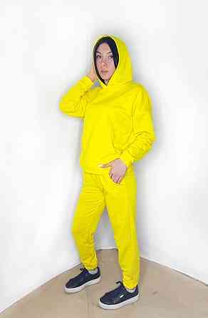 Спортивний костюм підлітковий тринитка петля Жовтий S Харків