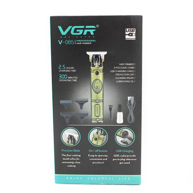 Триммер для бороды и усов VGR V-085 Днепр - изображение 7