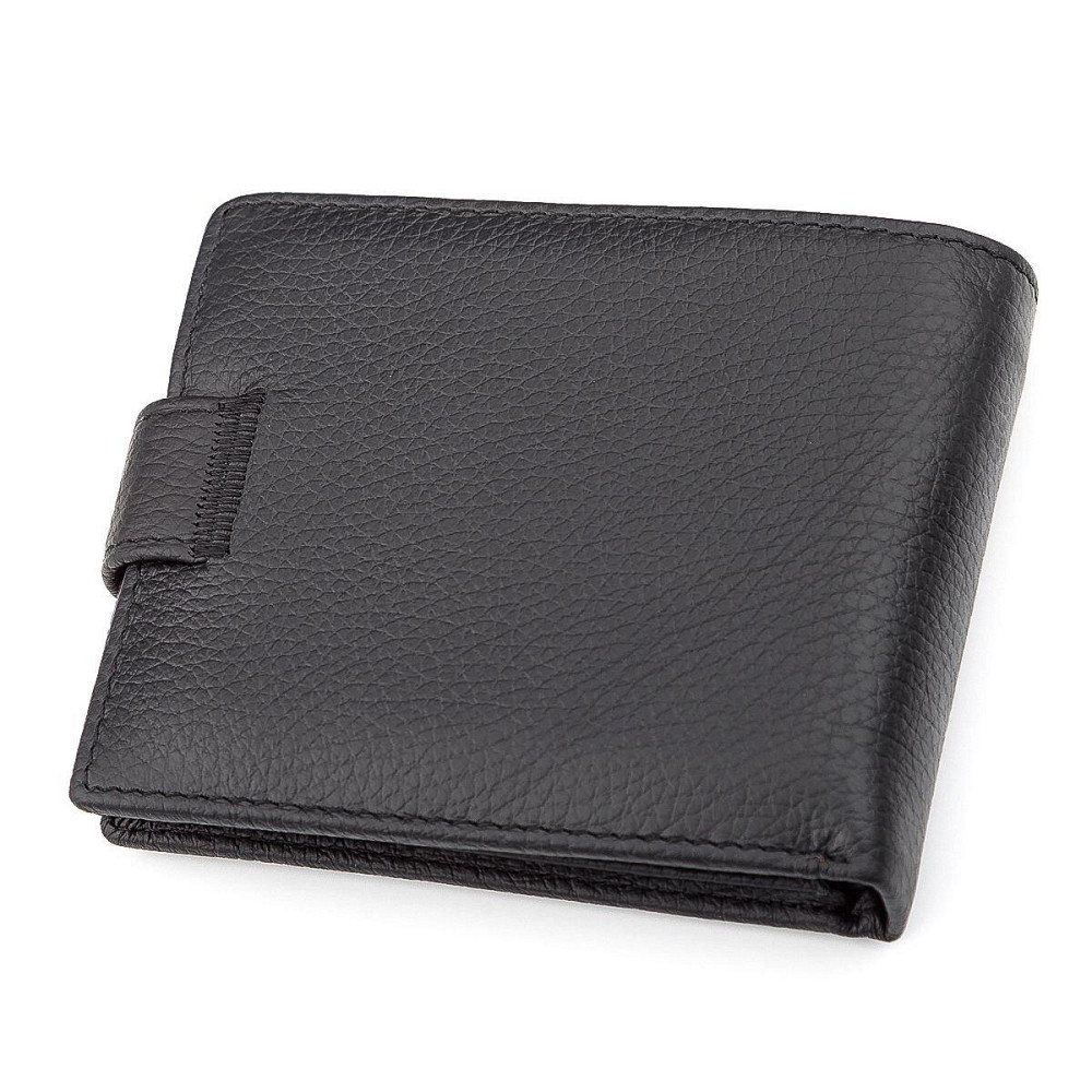 Чоловічий гаманець ST Leather 18334 (ST102) натуральна шкіра Чорний Київ - фото 13