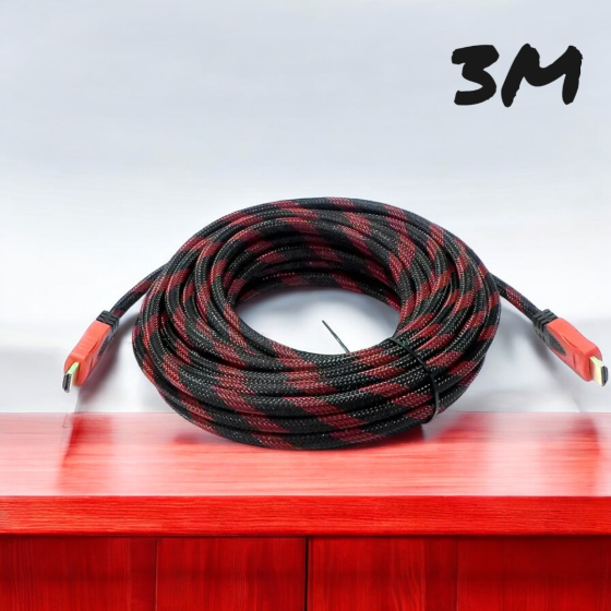 Інтерфейсний кабель HDMI-HDMI довжиною 3 метри, версія 1.4, для передачі відео та аудіо високої чіткості Одеса