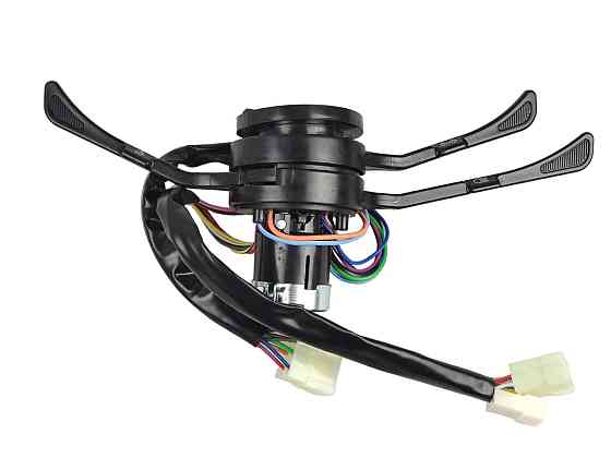 Переключатель поворотов, света 2101, 2102, 2103, 2106, 2121 в сборе (2 положения 3-х рычажный) дворников, Мукачево