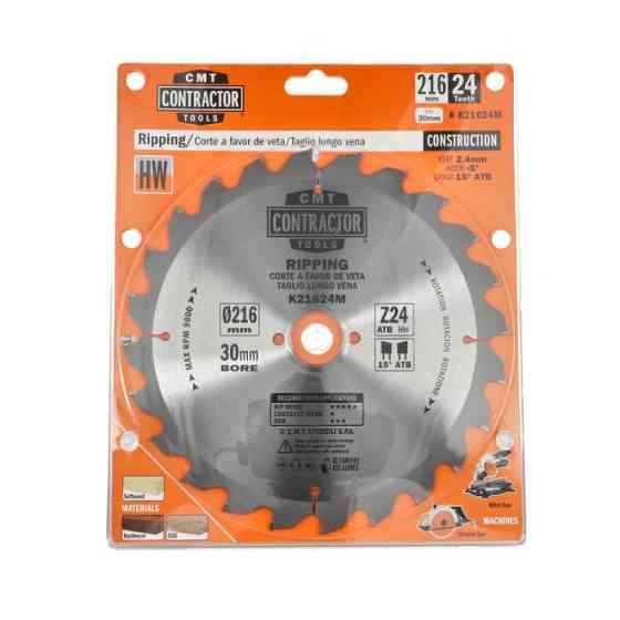 Пильний диск по дереву CMT 216x30x24z K2.4/1.6 -5° Neg.(K21624M) Одеса