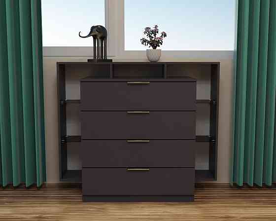 Комод Крістал, Антрацит, 1200/450/1000 Львів