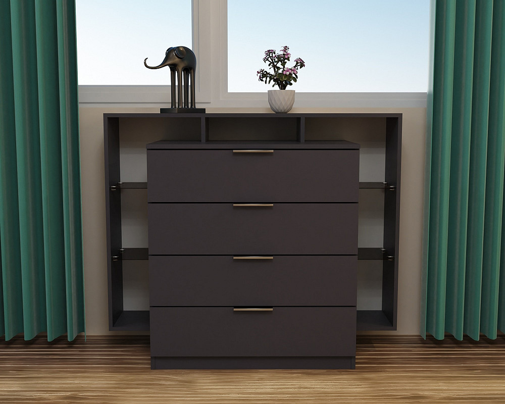 Комод Крістал, Антрацит, 1200/450/1000 Львів - фото 2