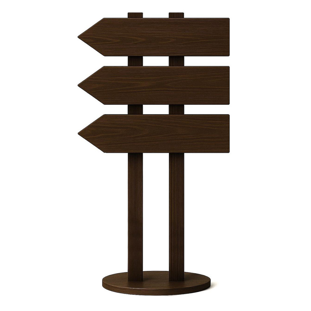 Напольная стрелка-указатель 