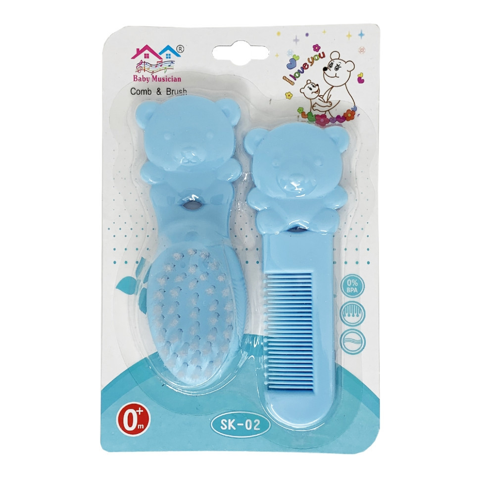 Набор детский расческа и щетка 