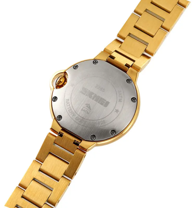 Годинник жіночий наручний Skmei 2285 Золотистий Київ - фото 7