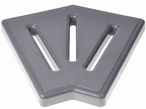 Кутовий елемент Aquaviva KP HKE26-G для переливної решітки 45° 245х25 мм Київ