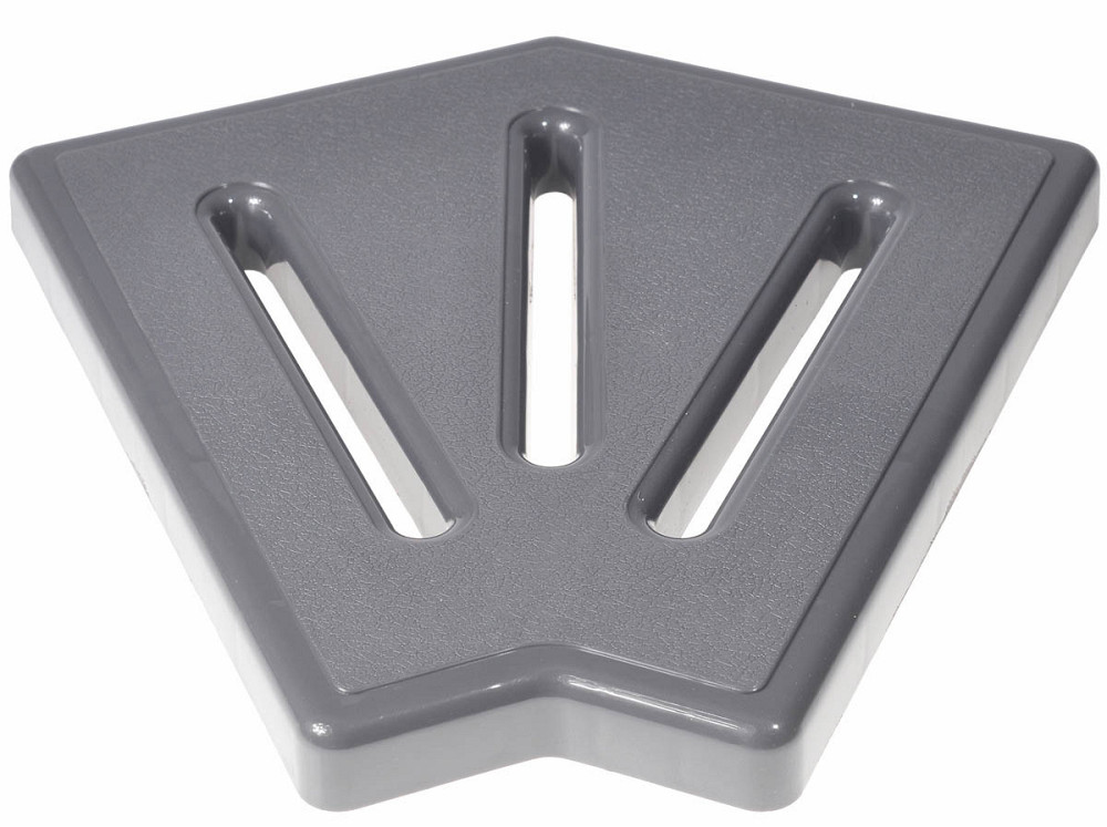 Кутовий елемент Aquaviva KP HKE26-G для переливної решітки 45° 245х25 мм Київ - фото 1