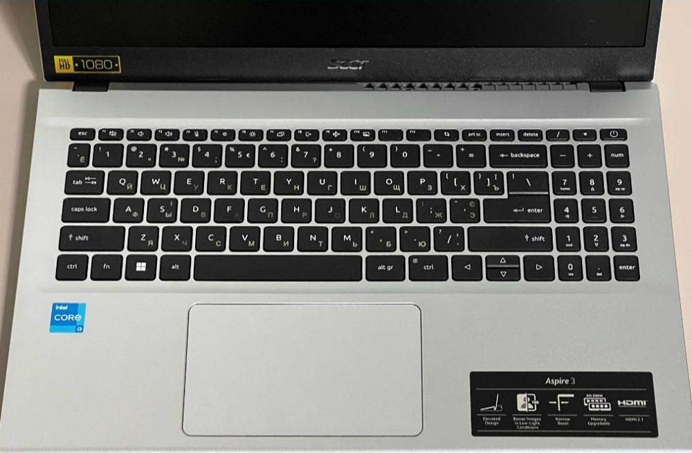 Ноутбук INTEL Core i3-1215U 16Gb/ 512Gb/ 15.6" FHD ASER ASPIRE 3 Київ - фото 2