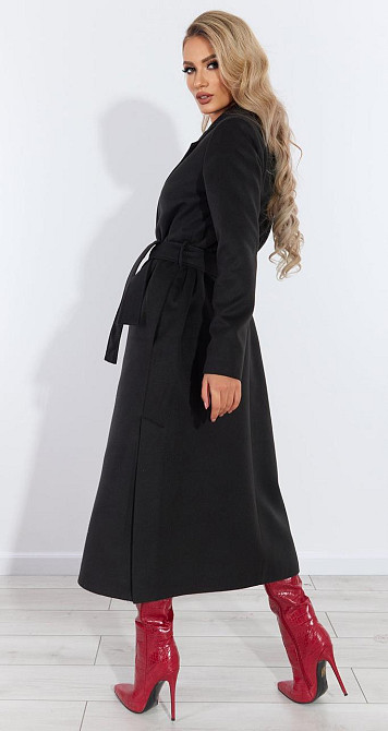 Кашемірове пальто з розрізами (42) Київ - фото 5