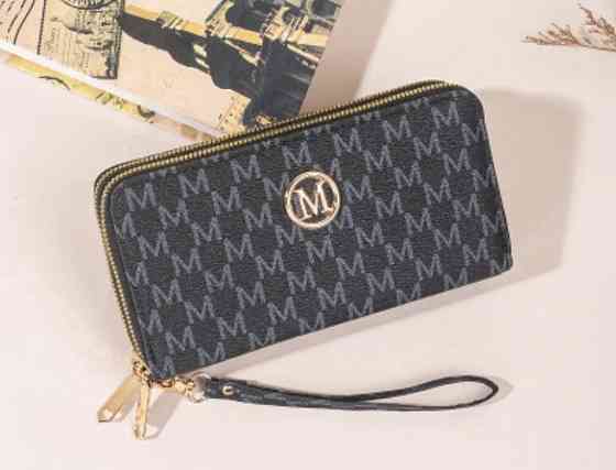 Гаманець жіночий великого розміру Чорний Сміла