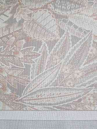 Шпалери вінілові на флізеліні AS creation Metropolitan stories By Time 0,53х10 джунглі листя квіти чорні сірі Київ