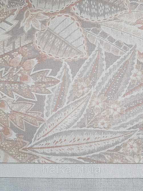 Шпалери вінілові на флізеліні AS creation Metropolitan stories By Time 0,53х10 джунглі листя квіти чорні сірі Київ - фото 3